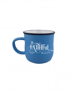 Mug blue be faithful
