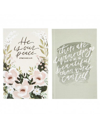Notebook set He is our peace/there are d