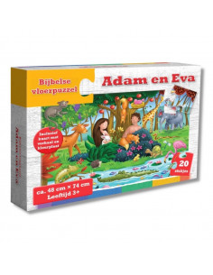Vloerpuzzel adam en eva...