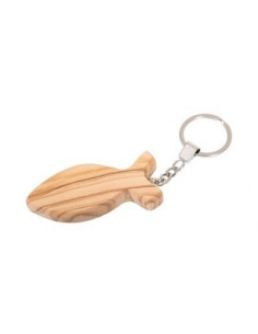 Keyring Fish Olivewood