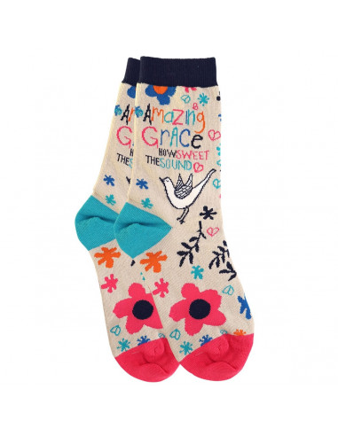 Bless my sole socks Amazing Grace