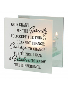 Tealightholder God grant me...