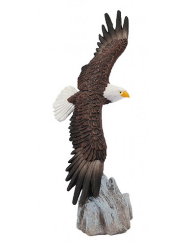 Resin Eagle Figurine 15cm On Wing Resin Eagle Figurine 15cm On Wing