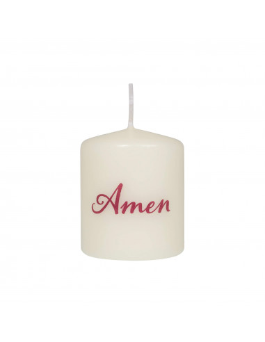 Stompkaarsje Amen 6 cm