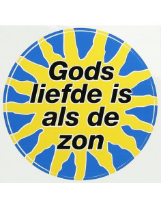 Sticker Gods liefde is als...