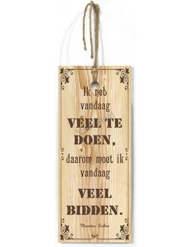 Ik heb vandaag veel te doen