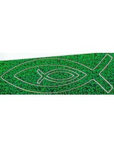 Sticker vis 13cm en 7cm...