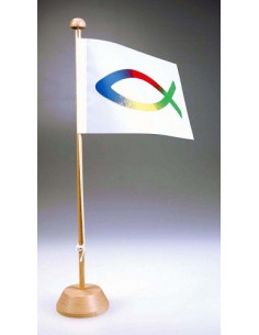 Vlag tafel op standaard...