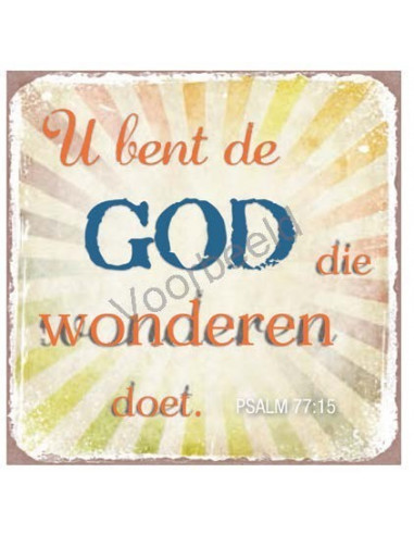 God die wonderen doet