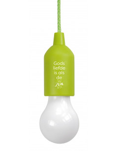 Led lamp groen Gods liefde...