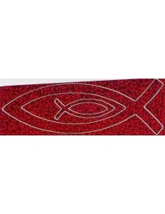 Sticker vis 13cm en 7cm...