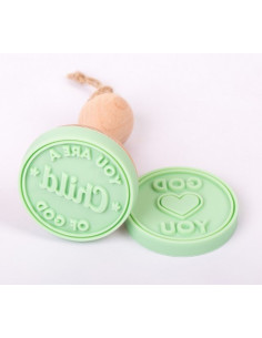 Stempel God loves you /...