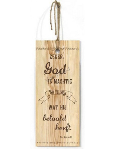 Zeker God is machtig