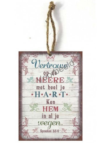 Vertrouw op de HEERE