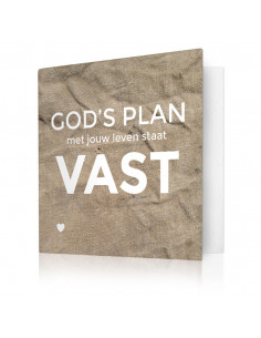 God s plan staat vast