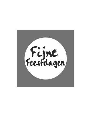 Stickerrol 500 Fijne feestdagen
