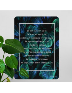 Interieurbord A4 credo...