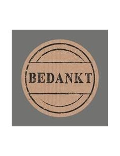 Stickerrol 500 kraft  bedankt