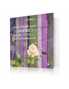 Dankbaar voor een vriend...