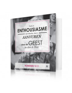 Laat je enthousiasme niet...