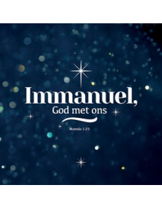 Wk kerst Immanuel God met ons
