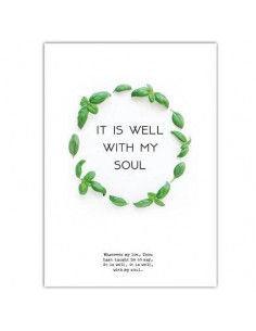 Poster a4 it is well with...