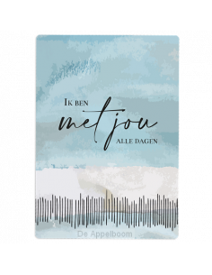 Cadeaubord ik ben met jou