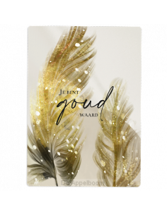 Cadeaubord je bent goud waard