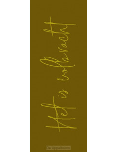 Boekenlegger het is volbracht