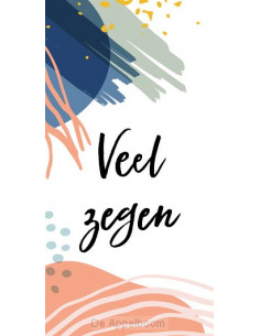 Cadeaulabel veel zegen