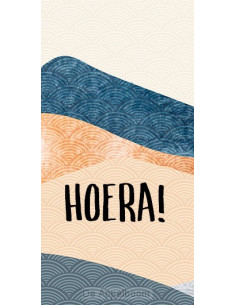 Cadeaulabel hoera