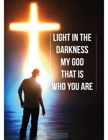 Poster a4 light in the darkness