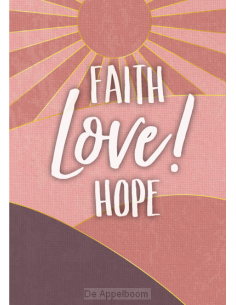 Poster a4 faith love hope