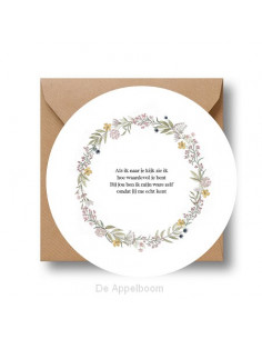 Cirkelcadeau als ik naar je...