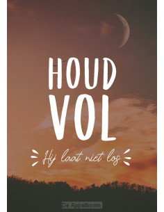 Interieurbord A4 houd vol -...