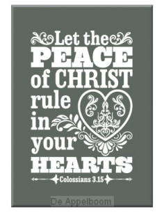 Kadobord let the peace of...