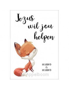 Cadeaubord vosje beloofd is...