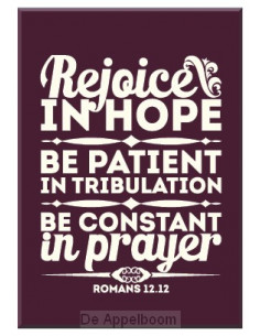 Kadobord rejoice in hope