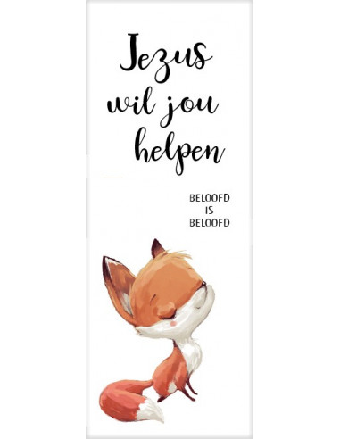 Boekenlegger vosje beloofd is beloofd