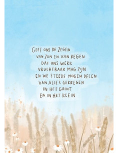 Kaartje A7 Geef ons de zegen