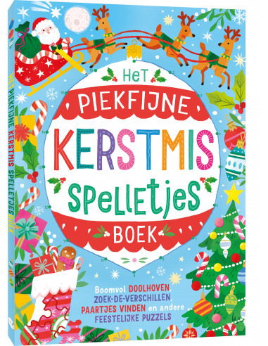Het piekfijne Kerstmis spelletjesboek