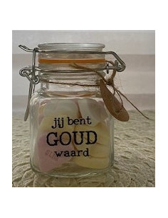 Snoeppotje hartjes Jij bent...