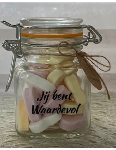 Snoeppotje hartjes Jij bent...