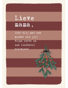 Lieve mama, zÃ³Ã³Ã³ blij...