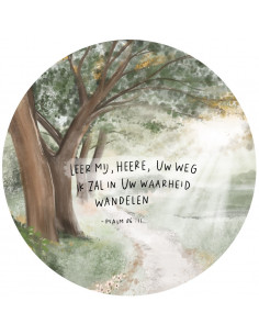 Muurcirkel Leer mij, HEERE,...