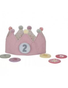 Little Dutch roze verj.kroon