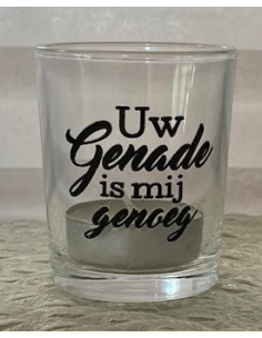 Theelichtje met geurkaars...