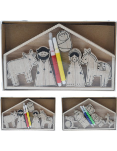 Nativity Stable coloring...