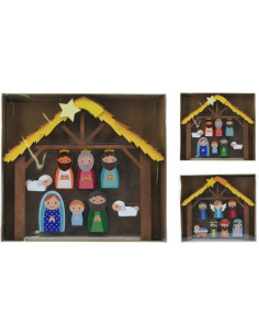 Nativity Stable coloured -...