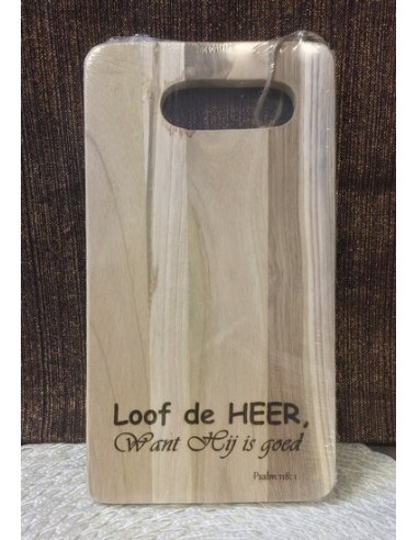 Servingboard Teak Loof de Heer 28cm